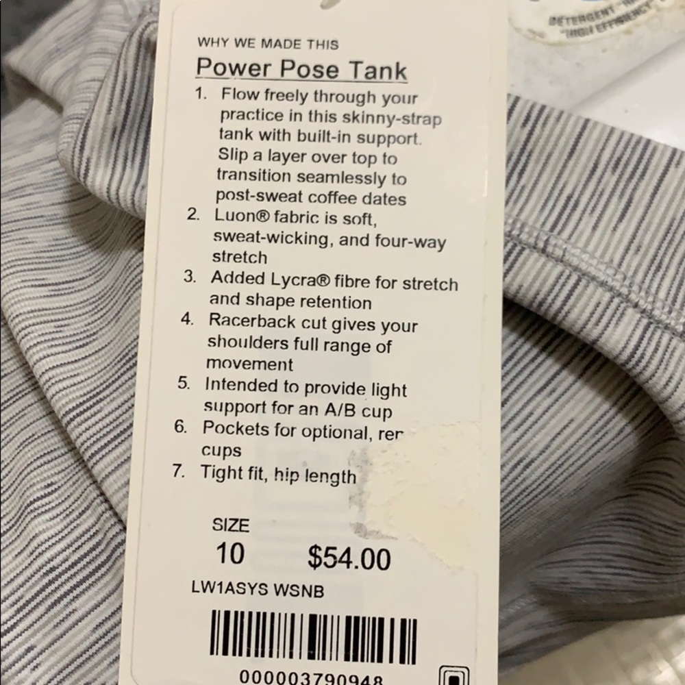 Lululemon power pose tank